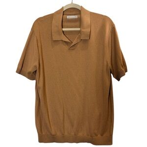 Everlane Woman’s Organic Cotton Blend Knit Polo Shirt sz M